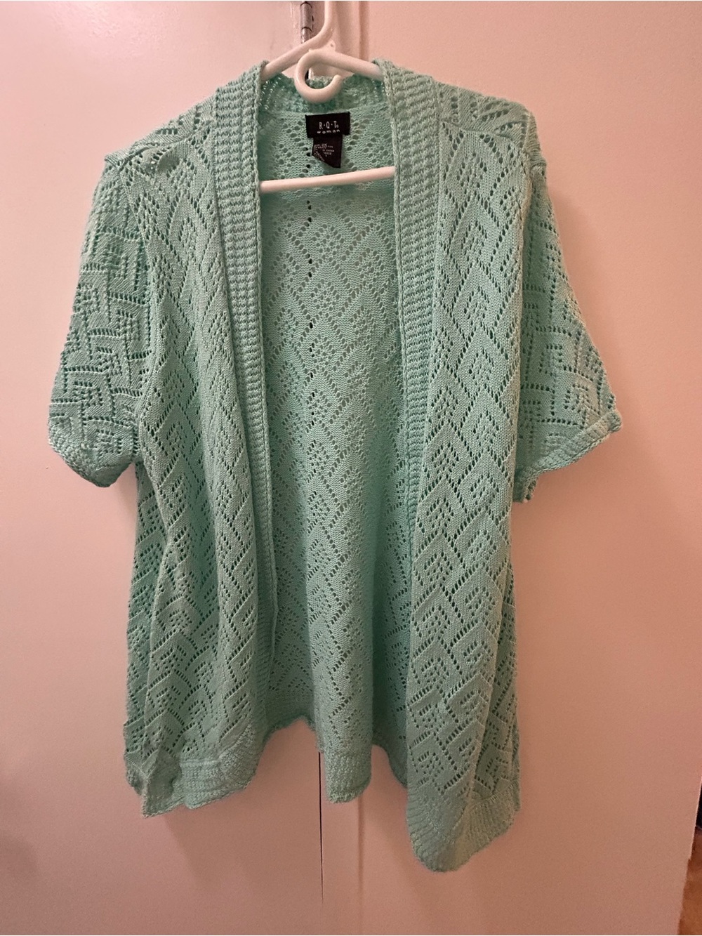 Openfront Knit Cardigan Sweater - Mint